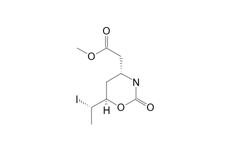 2-[(4R,6R)-6-[(1S)-1-iodoethyl]-2-keto-1,3-oxazinan-4-yl]acetic acid methyl ester