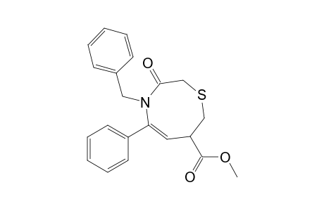 Methyl 4-benzyl-3-oxo-5-phenyl-3,4,7,8-tetrahydro-2H-1,4-thiazocin-7-carboxylate