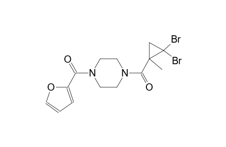 1-[(2,2-dibromo-1-methylcyclopropyl)carbonyl]-4-(2-furoyl)piperazine