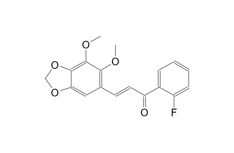 2-propen-1-one, 3-(6,7-dimethoxy-1,3-benzodioxol-5-yl)-1-(2-fluorophenyl)-, (2E)-