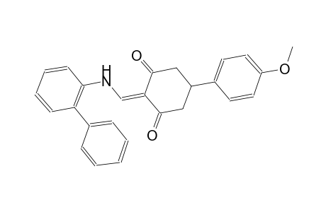 2-[([1,1'-biphenyl]-2-ylamino)methylene]-5-(4-methoxyphenyl)-1,3-cyclohexanedione