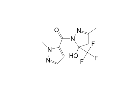 3-methyl-1-[(1-methyl-1H-pyrazol-5-yl)carbonyl]-5-(trifluoromethyl)-4,5-dihydro-1H-pyrazol-5-ol