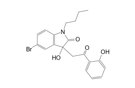 5-bromo-1-butyl-3-hydroxy-3-[2-(2-hydroxyphenyl)-2-oxoethyl]-1,3-dihydro-2H-indol-2-one