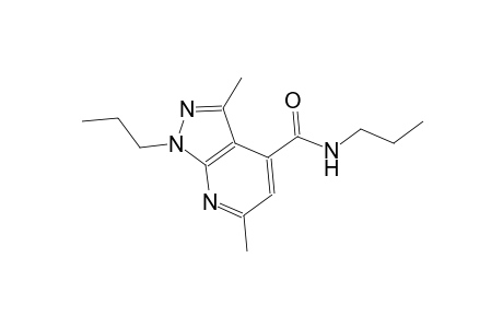 3,6-dimethyl-N,1-dipropyl-1H-pyrazolo[3,4-b]pyridine-4-carboxamide