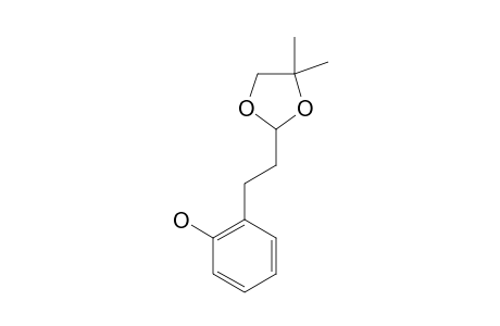 2-[2'-(4'',4''-DIMETHYL-1'',3''-DIOXOLAN-2''-YL)-ETHYL]-PHENOL