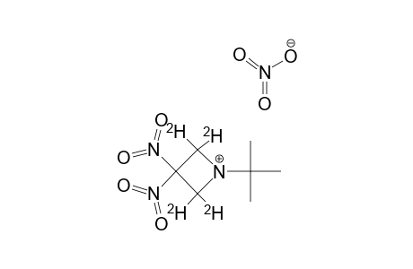 1-TERT.-BUTYL-3,3-DINITRO-AZETIDINIUM-D(4)-NITRATE