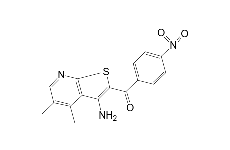 3-AMINO-4,6-DIMETHYLTHIENO[2,3-b]PYRIDIN-2-YL p-NITROPHENYL KETONE