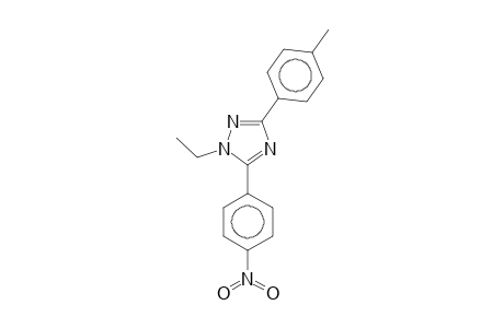 1-Ethyl-5-(4-nitrophenyl)-3-p-tolyl-1H-[1,2,4]triazole