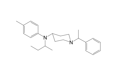 N-(butan-2-yl)-N-4-methylphenyl-1-(1-phenylethyl)piperidin-4-amine