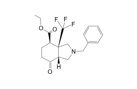 (3aS,4R,7aR)-2-Benzyl-7-oxo-3a-trifluoromethyl-octahydro-isoindole-4-carboxylic acid ethyl ester