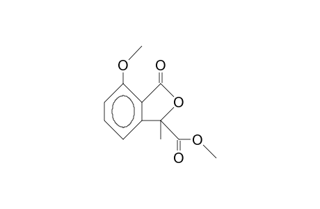 3-Carbomethoxy-7-methoxy-3-methyl-phthalide