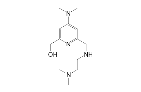 2-Hydroxymethyl-4,N,N-(dimethylamino)pyridine-6-aminomethyl-N'-2-N,N-dimethylaminoethylamine