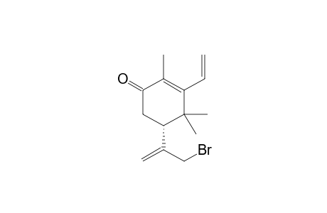 (+)-(5R)-3-Vinyl-5-(3-bromopropen-2-yl)-2,4,4-trimethylcyclohex-2-enone