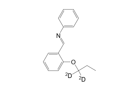 N-(2-(propoxy-1,1-D2)benzylidene)phenylamine