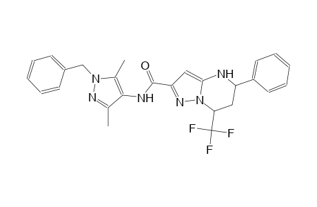 N-(1-benzyl-3,5-dimethyl-1H-pyrazol-4-yl)-5-phenyl-7-(trifluoromethyl)-4,5,6,7-tetrahydropyrazolo[1,5-a]pyrimidine-2-carboxamide