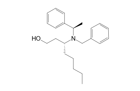 (3R)-3-{Benzyl[(1R)-1-phenylethyl]amino}-1-octanol