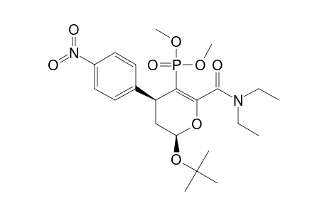 2-TERT.-BUTOXY-6-(DIETHYLCARBAMOYL)-5-(DIMETHOXYPHOSPHORYL)-3,4-DIHYDRO-4-(4-NITROPHENYL)-2H-PYRAN;CIS-ISOMER