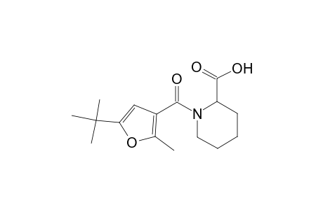 1-(5-tert-butyl-2-methyl-3-furoyl)-2-piperidinecarboxylic acid