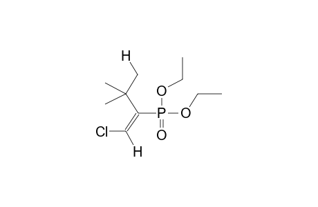 DIETHYL E-2-CHLORO-1-TERT-BUTYLVINYLPHOSPHONATE