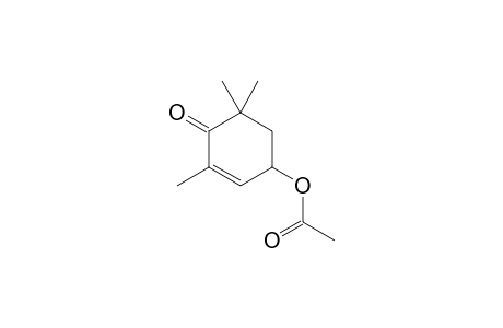 2-Cyclohexen-1-one, 4-acetoxy-2,6,6-trimethyl-