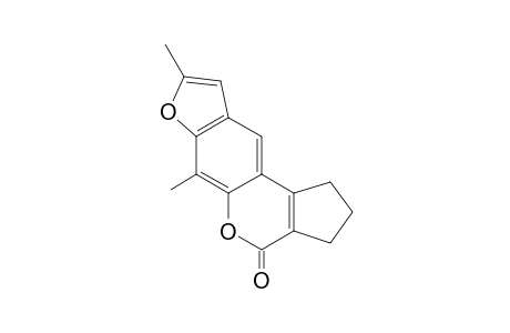3,4-Cyclopentene-5',8-dimethylfuro[3,2-g]coumarin