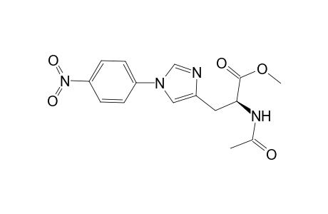 N(.alpha.)-Acetyl-N-(p-nitrophenyl)-L-histidine Methyl Ester