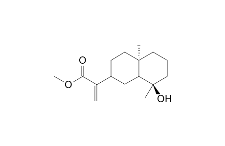 Methyl 4-hydroxyeudesm-11(13)-en-5,7H-12-oate