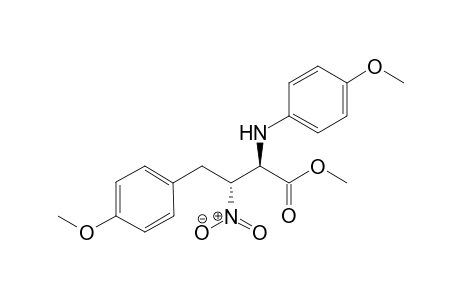 (2R,3R)-Methyl 4-(4-methoxyphenyl)-2-(4-methoxyphenylamino)-3- nitrobutanoate