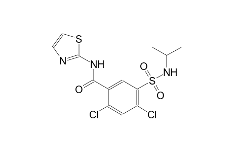 benzamide, 2,4-dichloro-5-[[(1-methylethyl)amino]sulfonyl]-N-(2-thiazolyl)-