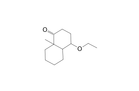 1(2H)-Naphthalenone, 4-ethoxyoctahydro-8a-methyl-