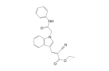 ethyl (2E)-3-[1-(2-anilino-2-oxoethyl)-1H-indol-3-yl]-2-cyano-2-propenoate