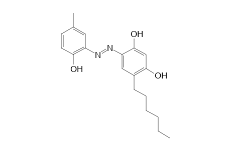 4-HEXYL-6-[(6-HYDROXY-m-TOLYL)AZO]RESORCINOL