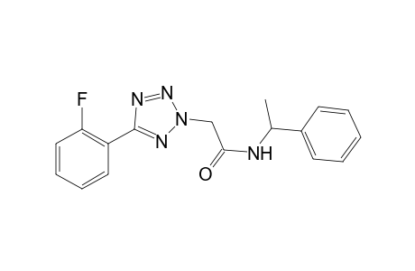 2-[5-(2-fluorophenyl)-1,2,3,4-tetrazol-2-yl]-N-(1-phenylethyl)ethanamide