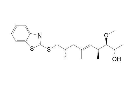 (E,2S,3R,4S,8S)-9-(1,3-benzothiazol-2-ylsulfanyl)-3-methoxy-4,6,8-trimethyl-non-5-en-2-ol