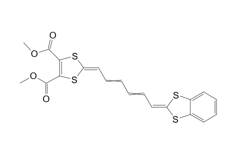 dimethyl 2-[6-(1,3-benzodithiol-2-ylidene)hexa-2,4-dienylidene]-1,3-dithiole-4,5-dicarboxylate