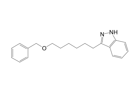 3-[6'-(benzyloxy)hexyl]-1H-indazole