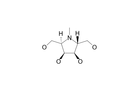 (2R,3R,4S,5R)-N-METHYL-(3,4-DIHYDROXY-2,5-DIHYDROXYMETHYL)-PYRROLIDINE