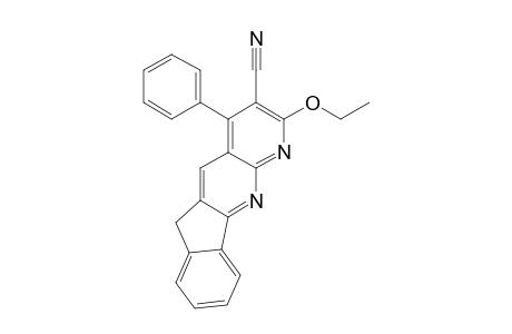 8-Cyano-9-ethoxy-7-phenyl-5H-indeno[1,2-b]-1,8-naphthyridine