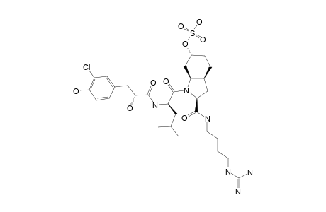 AERUGINOSIN_DA688;D-ORTHO-CL-HPLA-D-LEU-L-CHOI-6-SULFATE-AGMATINE;MAJOR_ROTAMER;TRANS