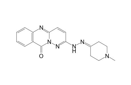 10H-Pyridazino[6,1-b]quinazolin-10-one, 2-[2-(1-methyl-4-piperidinylidene)hydrazino]-