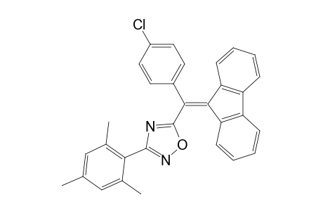 5-[(4-chlorophenyl)-(9-fluorenylidene)methyl]-3-(2,4,6-trimethylphenyl)-1,2,4-oxadiazole