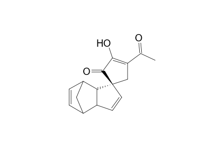 (S) spiro[Tricyclo[5.2.1.0(2,6)]deca-4,8-diene-3,4'-1'-Acetyl-2'-hydroxycyclopenten-3'-one]