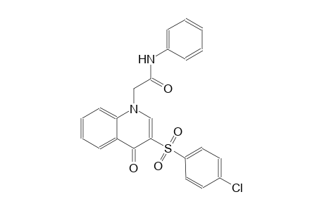 1-quinolineacetamide, 3-[(4-chlorophenyl)sulfonyl]-1,4-dihydro-4-oxo-N-phenyl-