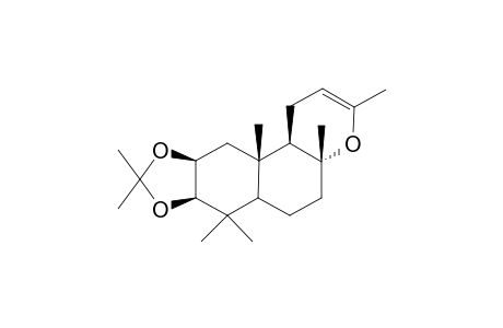 8.alpha.,13-Epoxy-2,3-dihydroxy-14,15-bis-nor-labd-12-ene - 2,3-dimethylacetal