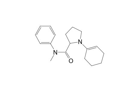 1-(1'-Cyclohexenyl)-2-(N-phenyl-N-methylaminocarbonyl)pyrrolidine