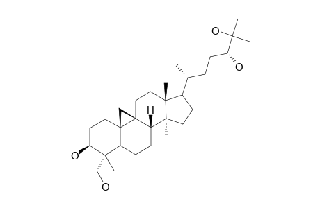 (24-R)-CYCLOARTANE-3-BETA,24,25,28-TETROL