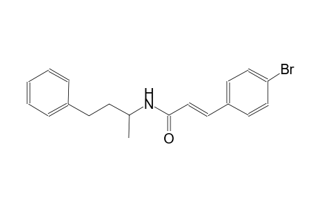 (2E)-3-(4-bromophenyl)-N-(1-methyl-3-phenylpropyl)-2-propenamide