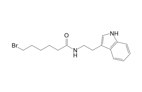 6-Bromanyl-N-[2-(1H-indol-3-yl)ethyl]hexanamide