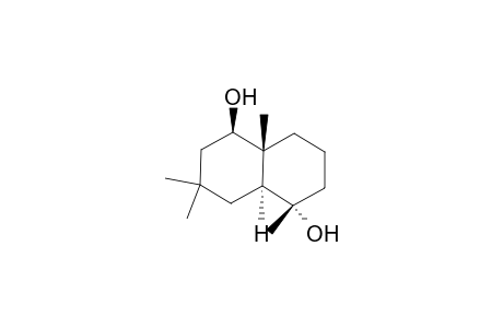 (1.alpha.,4a.beta.,5.beta.,8a.alpha.)-Decahydro-1,4a,7,7-tetramethyl-1,5-naphthalenediol