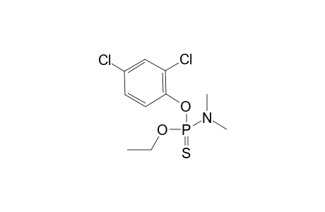 O-ethyl-O-(2,4-dichlorophenyl)n-dimethylphosphoramidothioate
